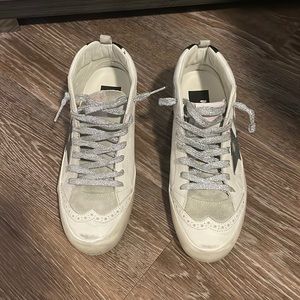 Golden Goose Mid Star Sneaker White/Ice/Emerald Green Brand New